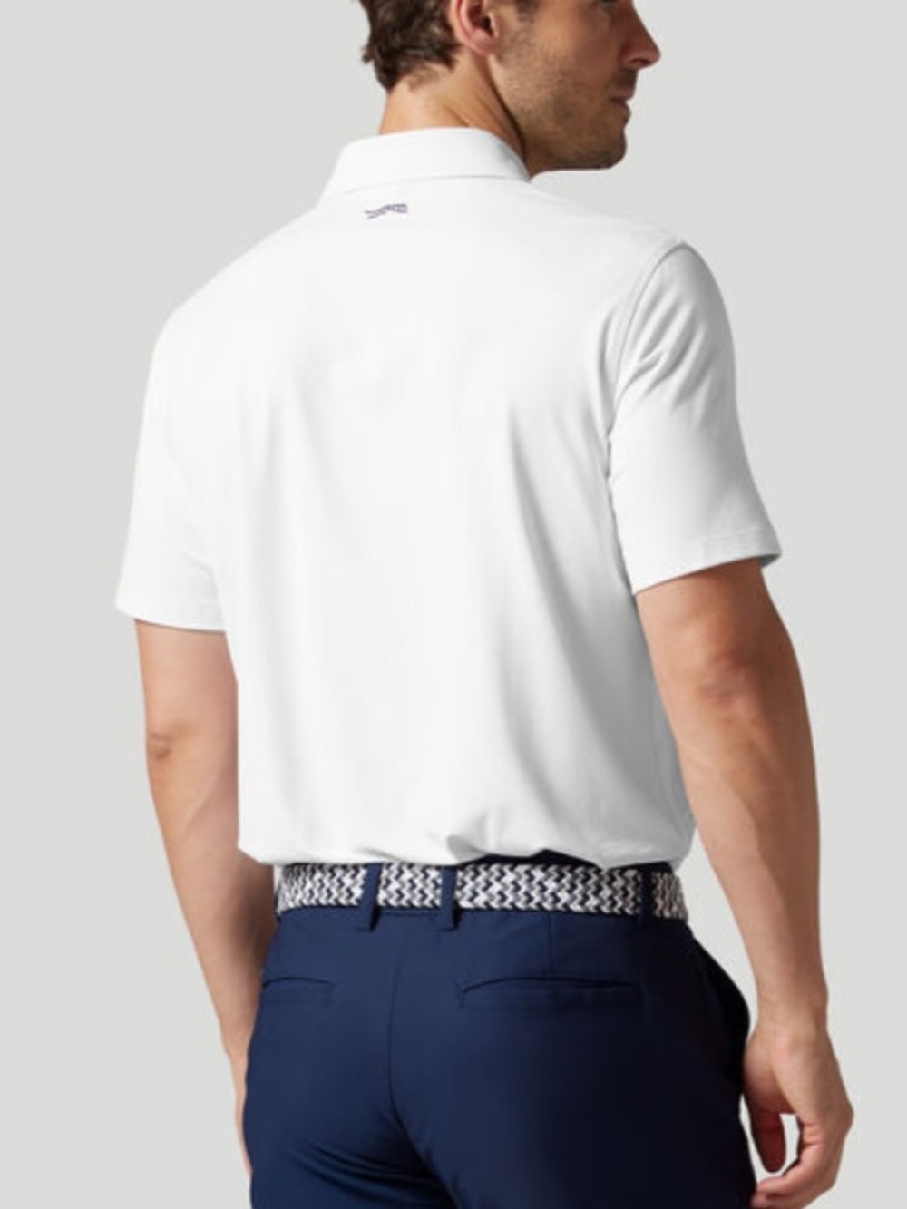 Sun Day Red Men’s Icon Polo in White Sz S Like New Performance Breathable Golf - Picture 2 of 12
